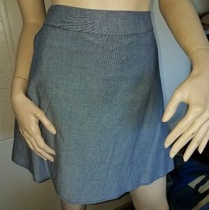 Vanity Grey Chambray skirt